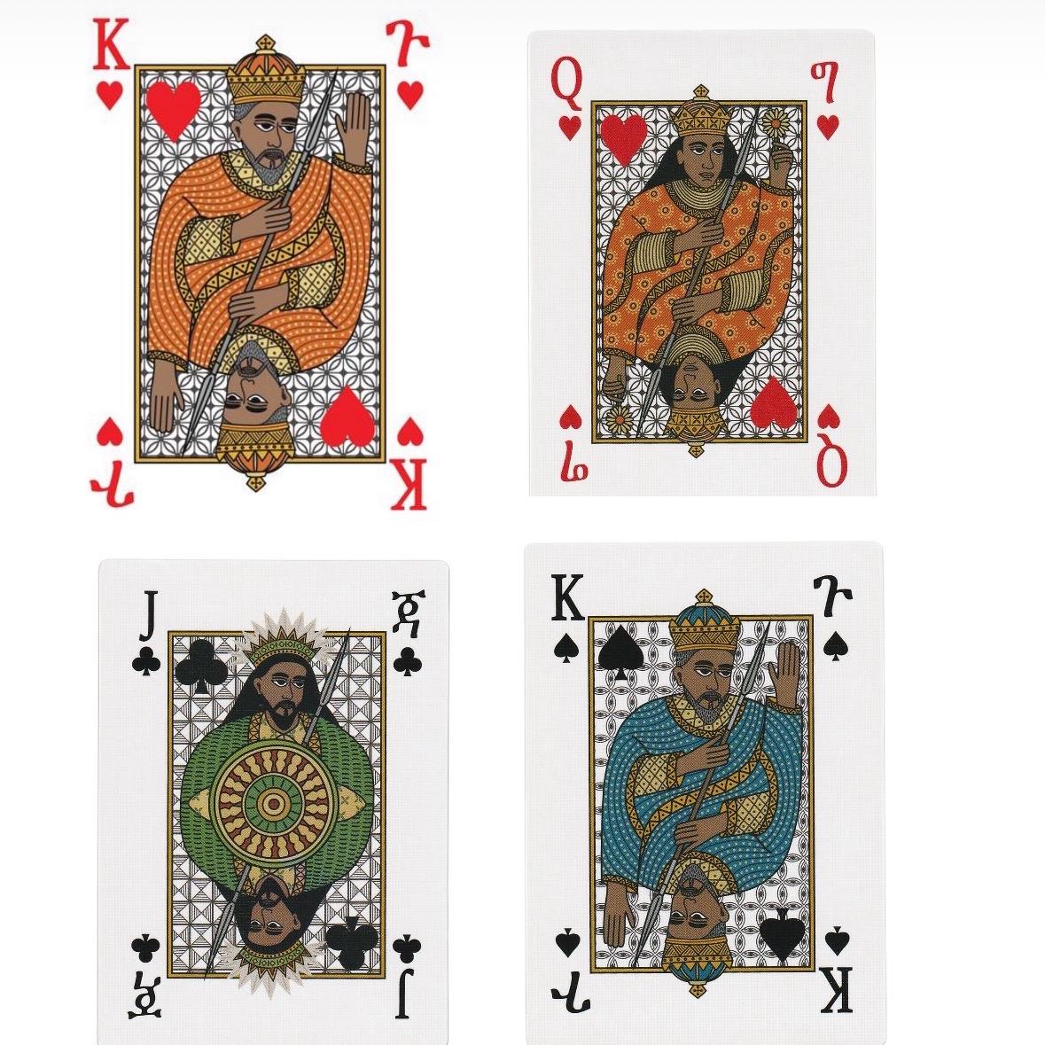 Royalty Pack Standard Playing Cards – Ethiopian Royalty Touch