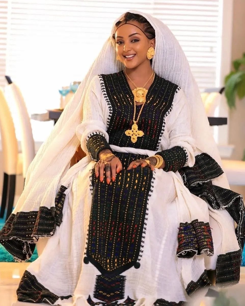 Axum fetil dress Ethiopian ertira dress Habesha kemis addismarket