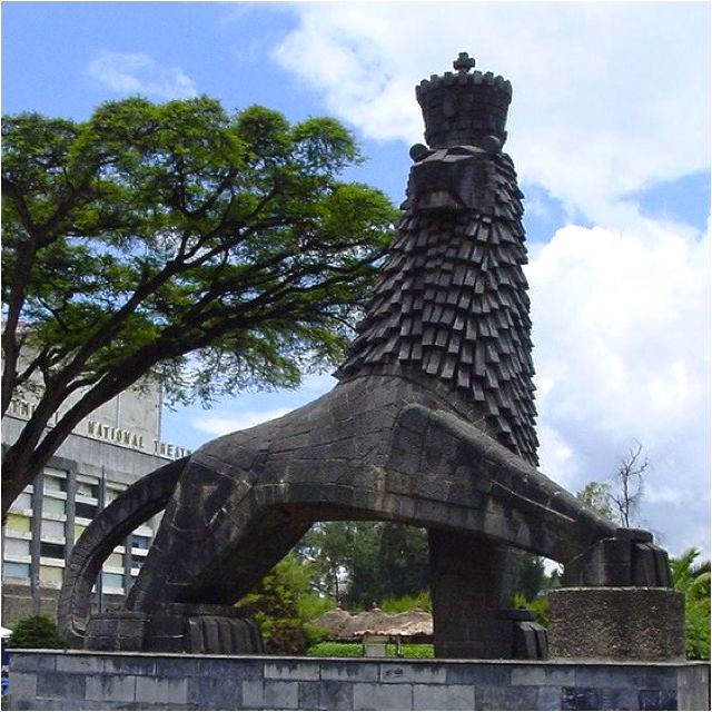 Statue of Lion of Judah from Ethiopia