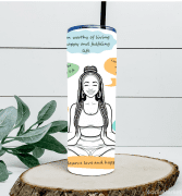 Affirmations/ personalized Tumbler