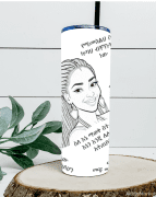 Woman Affirmations/ personalized Tumbler 20oz