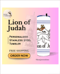 Lion of Judah Stainless Steel Tumbler fb