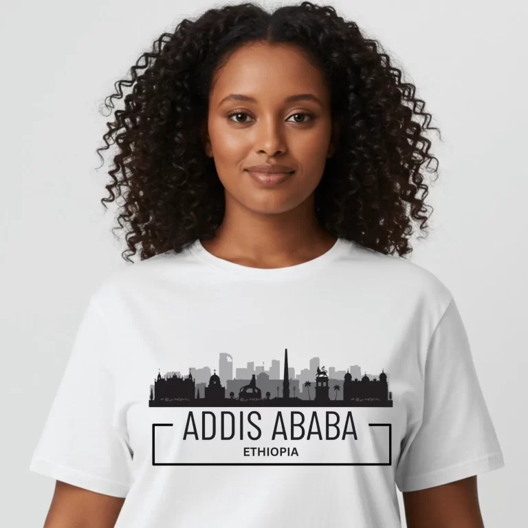 Custom-made Addis Ababa T-shirts konjo creations